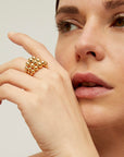 Bague Multiperla Or