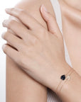 Bracelet Angele Mini Heart Onyx