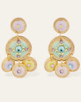 Boucles d'oreilles Sequin Doré