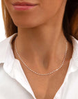 Collier Mini Blanc