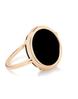 BAGUE MINI DISC ONYX