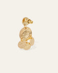 Boucles d'oreilles Sequin Doré