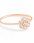 BAGUE SOLITAIRE LOTUS