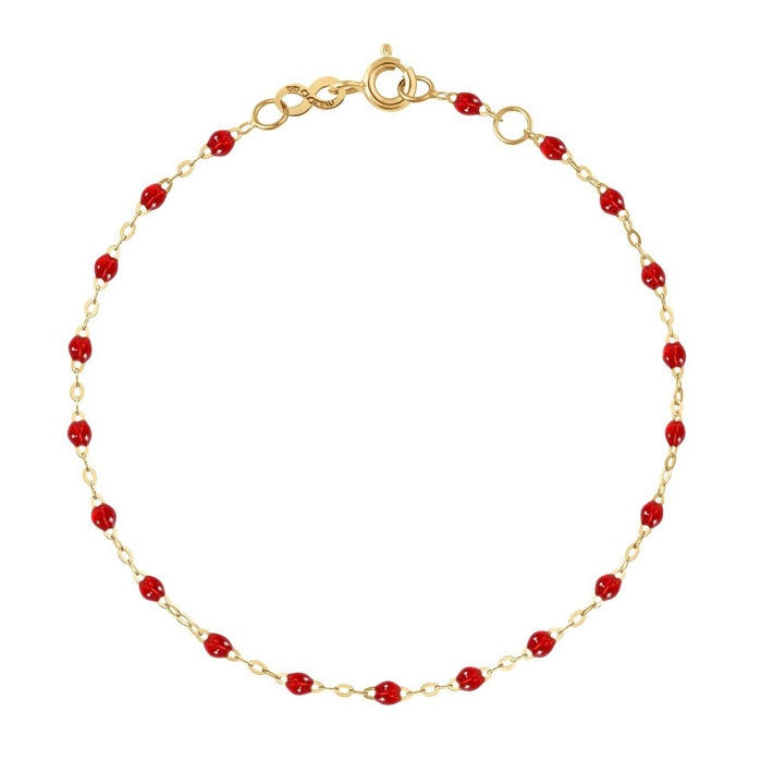 Bracelet Gigi Rouge Rubis Bleu Comme Le Ciel