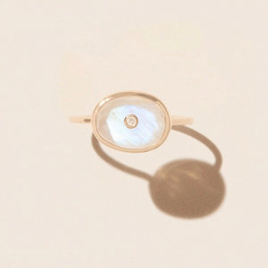 BAGUE ORSO MOONSTONE