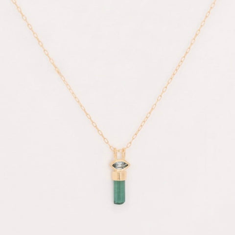 COLLIER PENCIL TOURMALINE MARQUISE