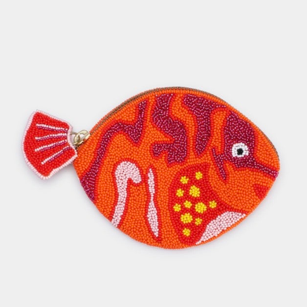 Porte Monnaie Poisson Fushia