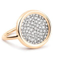 Bague Disc Diamants