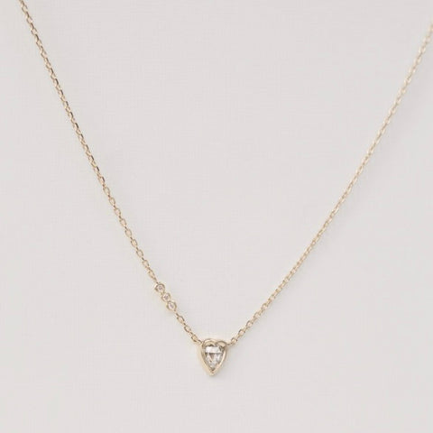 COLLIER COEUR DIAMANT