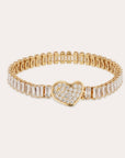 Bracelet Paillette Coeur
