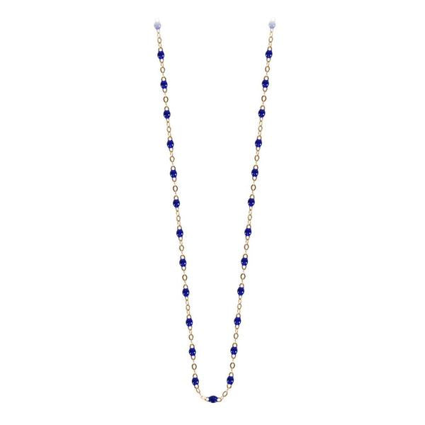 Collier Gigi 50cm Bleu Prusse