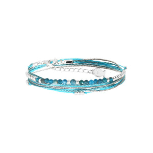 Bracelet Multi Fils Turquoise