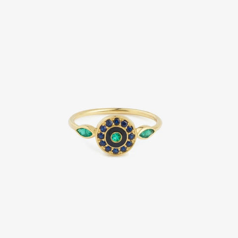 BAGUE LUNA 1 VERTE