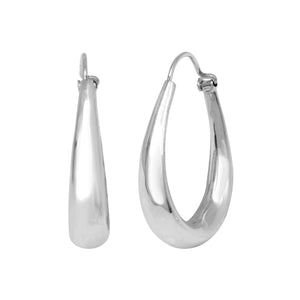 Boucles d'Oreilles Créoles Ovales