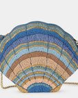 Sac Coquillage Turquoise