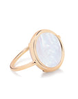 Bague Mini Disc Nacre