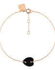 Bracelet Angele Mini Heart Onyx