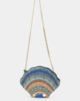 Sac Coquillage Turquoise