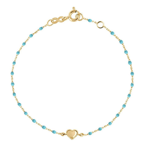 Bracelet Coeur Lucky Turquoise