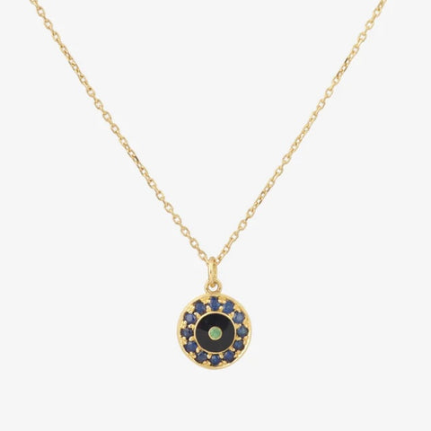 COLLIER LUNA VERT