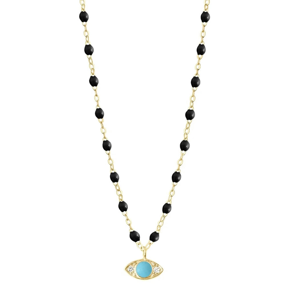 Collier Eye Sparkle Noir