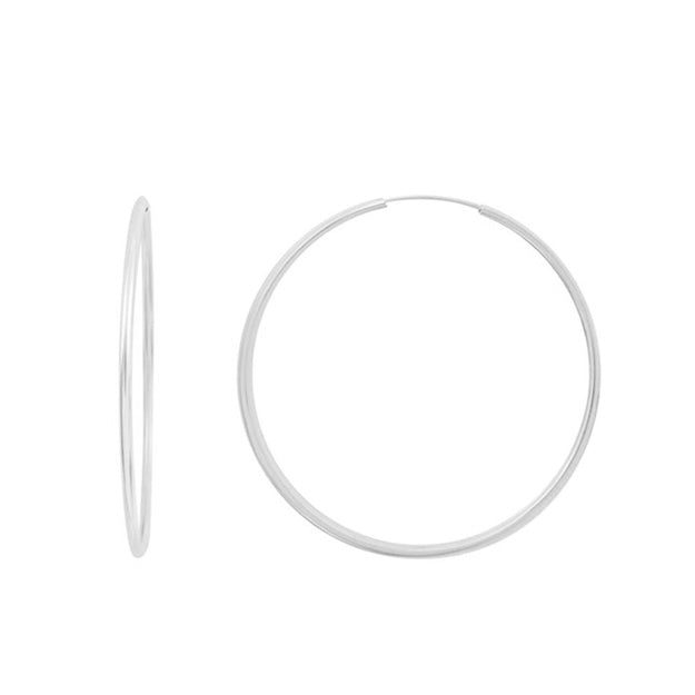 Créoles 50mm Argent