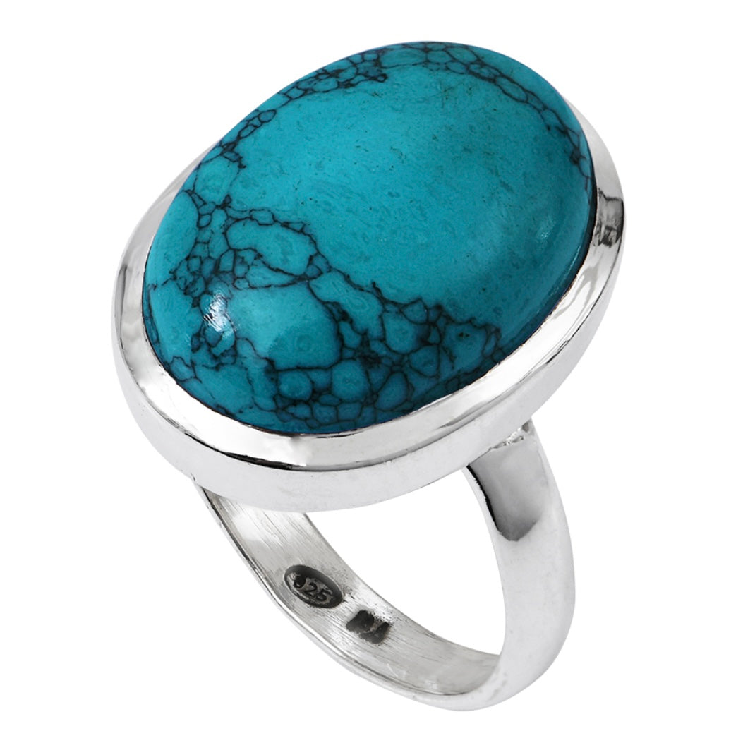Bague Cabochon Turquoise